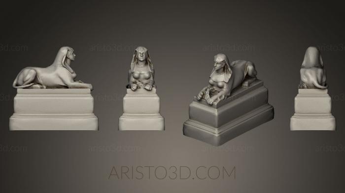 Egyptian statues and reliefs (STKE_0024) 3D model for CNC machine
